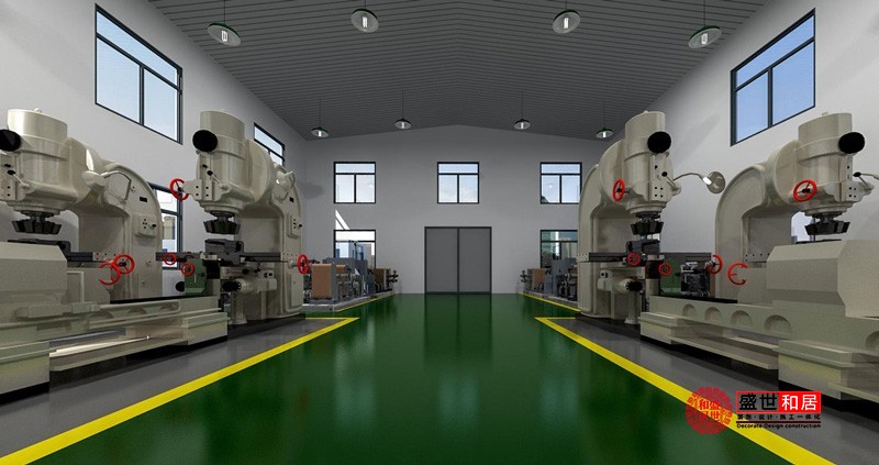 合肥廠房裝修設(shè)計(jì)：電子廠車間地面為什么大多都是綠色？